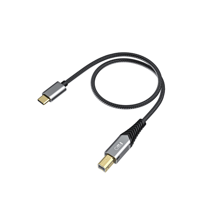 FiiO 飞傲LD-LT1/TC1 TypeC手机苹果Lightning转USB B方口解码线