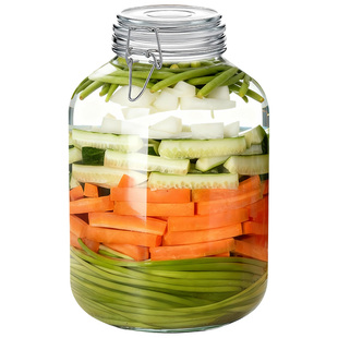 泡菜罐子玻璃食品级加厚密封罐泡菜专用坛子家用腌菜容器咸菜罐