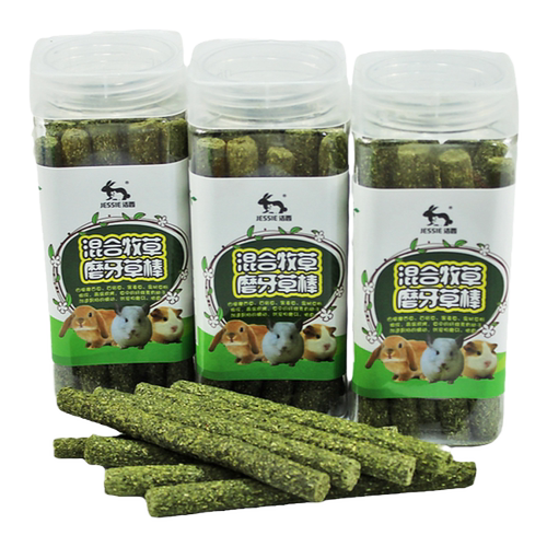 苜蓿草果树草提摩西草混合草棍草棒 兔子龙猫豚鼠磨牙 一罐包邮