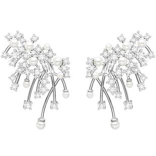 HEFANG何方璀璨星云耳环轻奢耳夹耳钉耳饰女高级感新年礼物