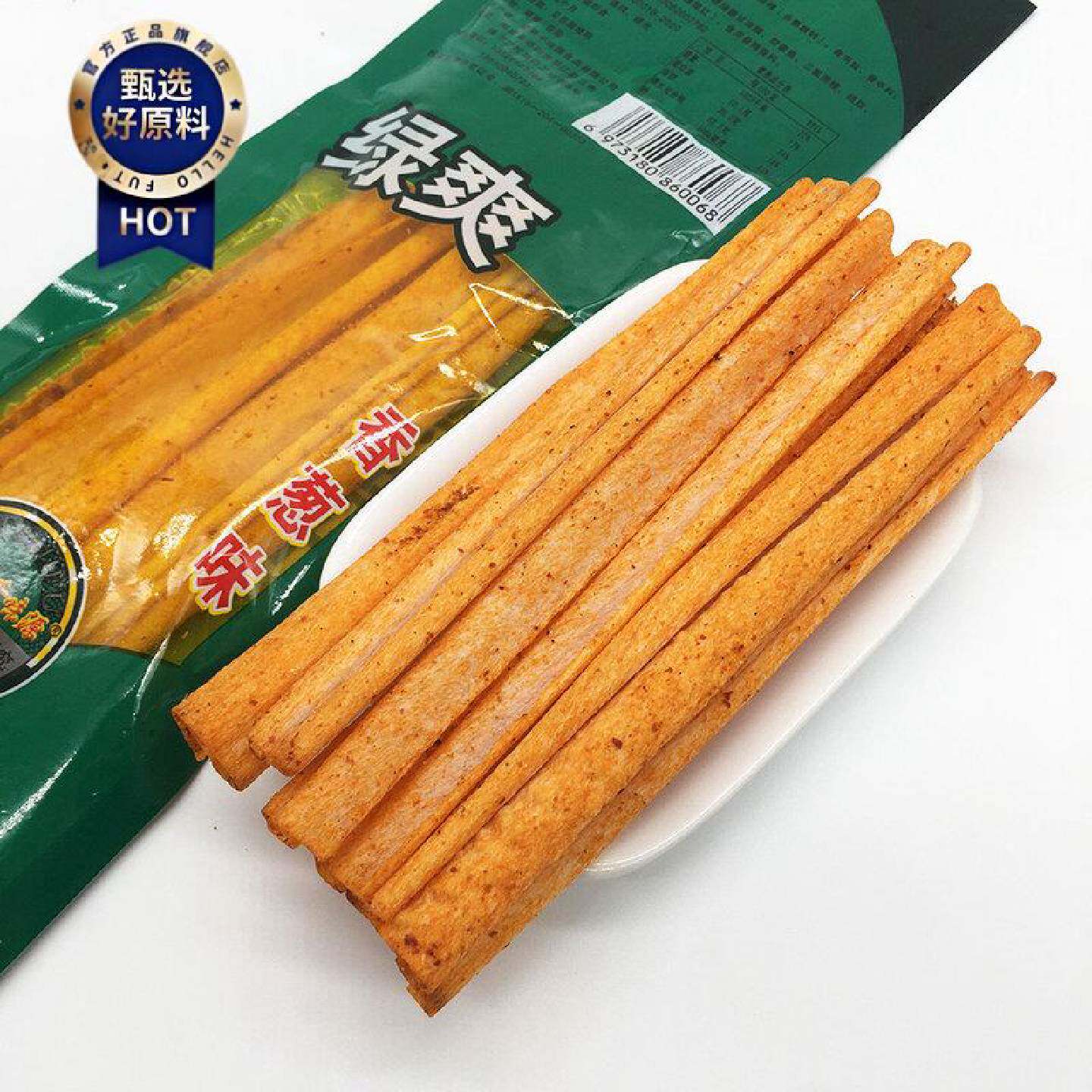 千味源小绿爽干烧牛筋辣条8090校园怀旧素食小面筋口水鸡香铛铛