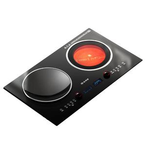 尚朋堂03A嵌入式双灶电磁炉电陶炉家用2025年新款纯铜大功率3500W