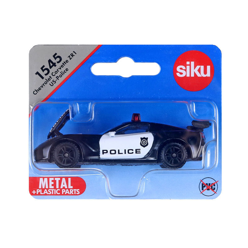 德国仕高SIKU合金雪佛兰科尔维特ZR1警车模型小汽车玩具车1545