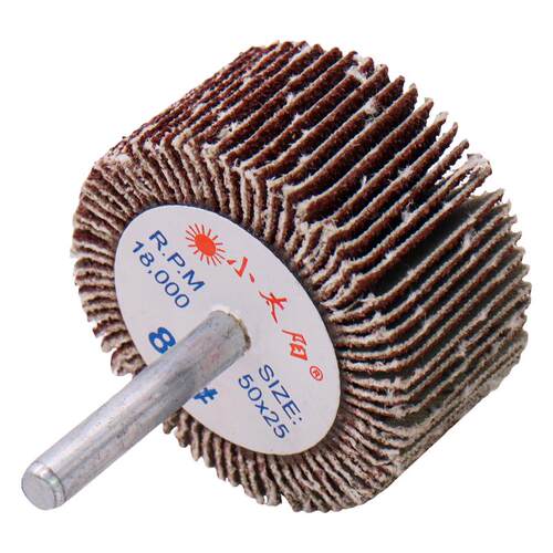 小太阳带柄百叶轮磨头轴砂布轮千叶轮金属木头抛光不锈钢打磨页轮