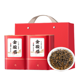 金骏眉特级红茶新茶正宗武夷山红茶浓香蜜香罐装茶叶自己喝送礼盒