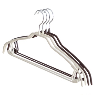 霜山高锰钢衣架浸胶防滑家用挂衣无痕不起包衣撑带挂钩衣柜衣挂