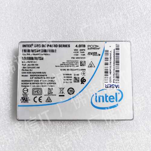 【请询价】Intel/ P4510 4T SSDPE2KX040
