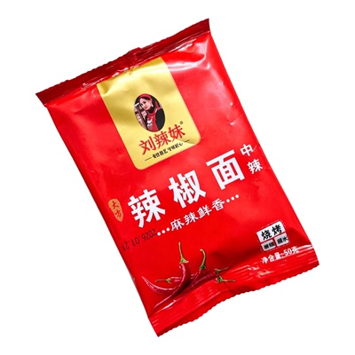 刘辣妹麻辣辣椒面贵州特产特色小吃烙锅烧烤蘸料50g商用