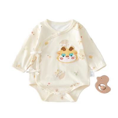 棉恋森婴儿衣服包屁衣纯棉夏季