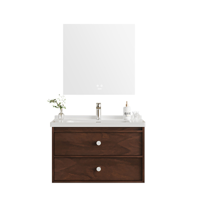 浪鲸中古风浴室柜镜柜组合