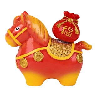 【杭州灵隐正品】小马福福工位摆件家居桌面装饰可爱创意招财礼品
