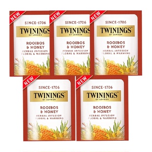 川宁蜂蜜路易波士花草茶无咖啡因2g*5袋散装清甜冲泡