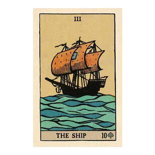 现货进口正版凯尔特小精灵利诺曼Lenormand口袋版雷诺曼铁盒桌游