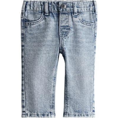 HM童装女婴牛仔裤春季修身舒适心形口袋水洗长裤1240441