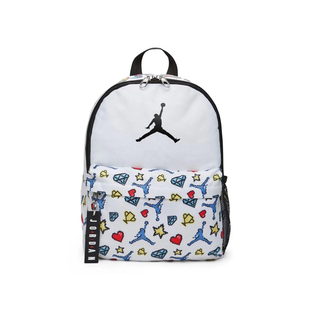 Jordan乔丹双肩包小号满印花时尚休闲学生书包DZ3755 JD2223027TD