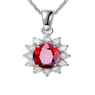 925银饰奢华耳环闪耀彩宝套装项链黄钻戒指托帕蓝阿盖尔粉耳钉女