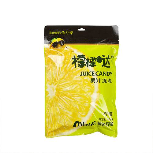 檬檬哒袋装散装柠檬凝胶果汁冻冻酸甜水果软糖果小吃休闲零食