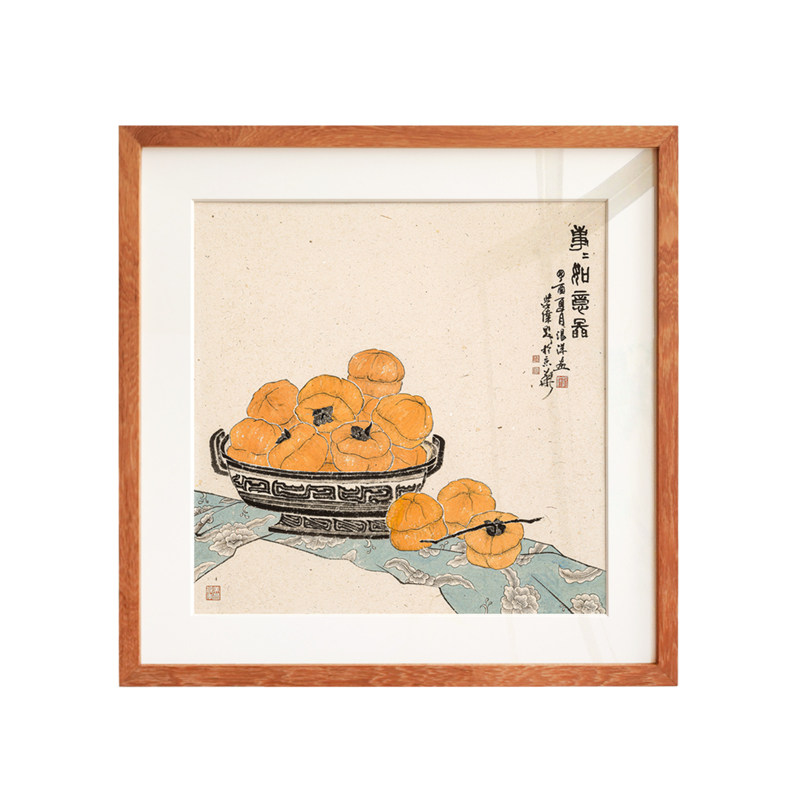 事事如意新中式餐厅装饰画