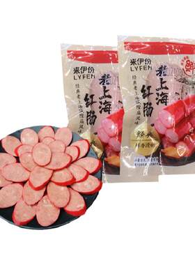 来伊份老上海红肠500g猪肉枣零食