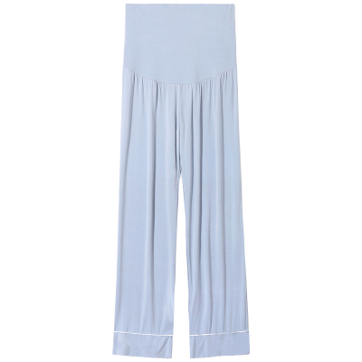 孕妇睡裤裤子不勒肚子莫代尔睡衣