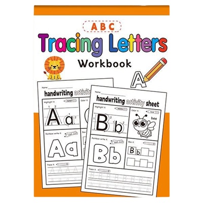 ABC字母描红涂色练字帖英语