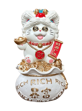 暴富招财猫新中式创意高档装饰品
