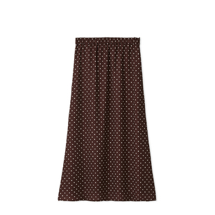 Mila Owen秋冬气质复古松紧高腰波点A字半身裙09WFS245090