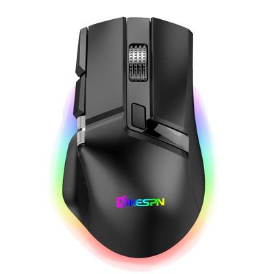 双金属滚轮无线蓝牙三模鼠标10键