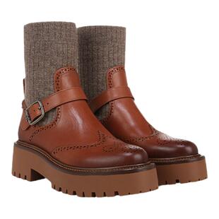 SAM EDELMAN山姆爱德曼冬季圆头拼接针织袜套潮流设计瘦瘦靴ELLY