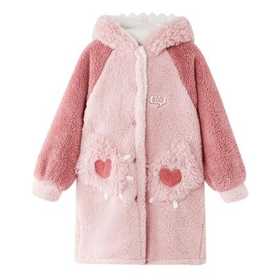 儿童小怪兽造型珊瑚绒家居服