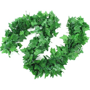 仿真葡萄叶绿植假花装饰藤条吊顶绿树叶子遮挡水管道植物塑料藤蔓