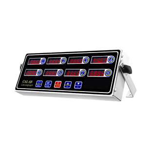 商用厨房八道计时器不锈钢八段提醒器汉堡炸鸡奶茶店烘焙定时器