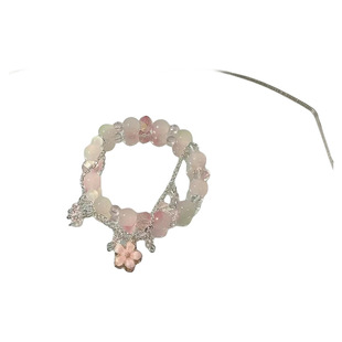 新中式爆花手链学生党高颜值手串儿童女闺蜜友谊仙气二三四人手链