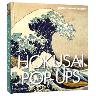 【现货】【T&H】Hokusai Pop-ups,葛饰北斋的立体书浮世绘画册 英文进口原版艺术图书 日本浮世绘画集