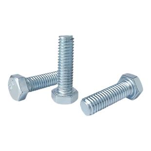 现货2级英美制4.8级外六角螺栓5/16镀锌美标螺丝3/8六角头螺钉1/4