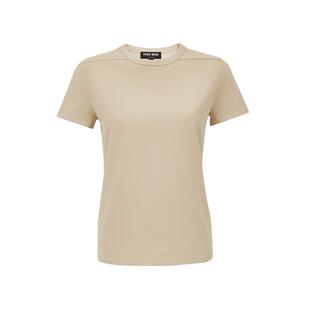 vq区绫致Vero ModaT恤2025夏季新款圆领纯色含棉短袖基础百搭