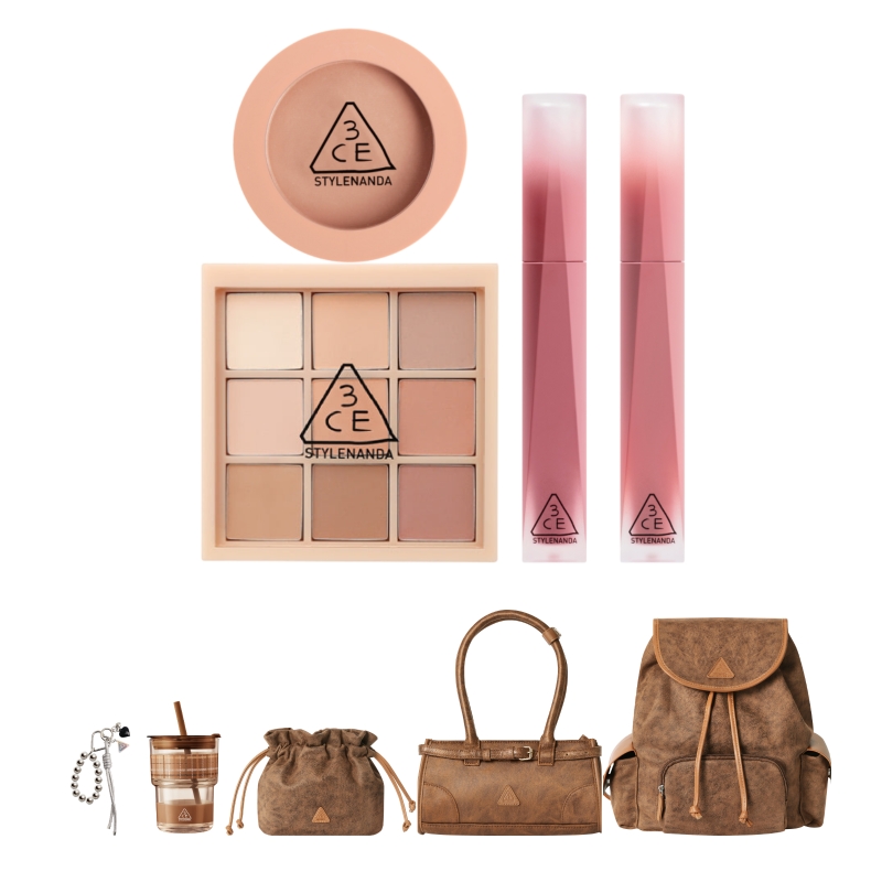 3CE直播全妆套装眼影腮红