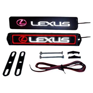 雷克萨斯 凌志汽车中网LED发光车标灯 改装前栅栏中网装饰氛围灯