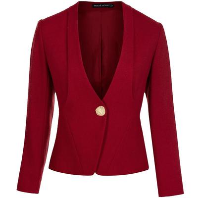 外套短款羊羔名师路通勤