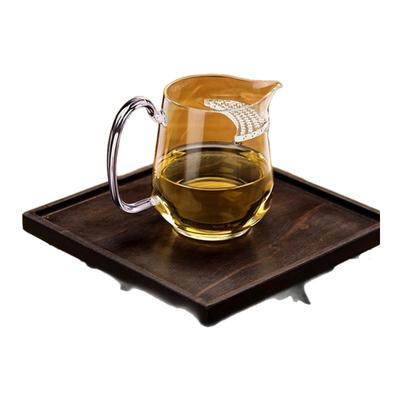 茶海2024新款玻璃带月牙滤片公杯