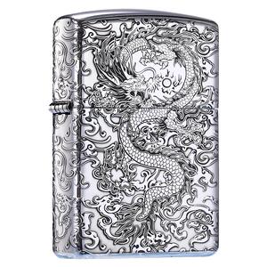 ZIPPO正品925纯银祥云龙专柜