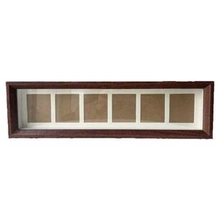 胡桃色六行人民币相框毛主席头像diy送朋友摆件制作增运多金相框