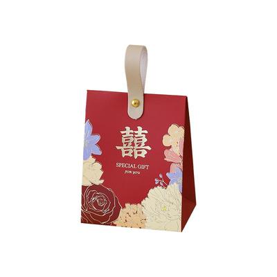 【高级感】欧式手提易折叠喜糖盒