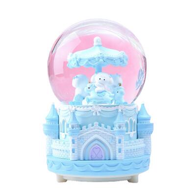 可爱萌宠小豆泥水晶球音乐盒礼物