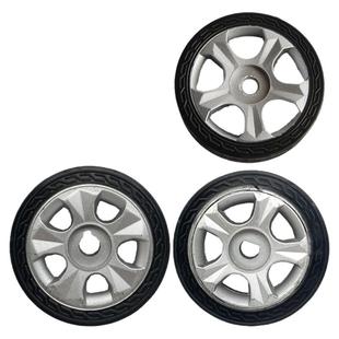 通用荣高电动伸缩门排轮子铝芯橡胶机头轮驱动轮平移大门轱辘配件