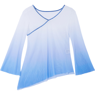 舞之恋儿童古典舞练功服中国风舞蹈纱衣少儿身韵服民族舞演出服