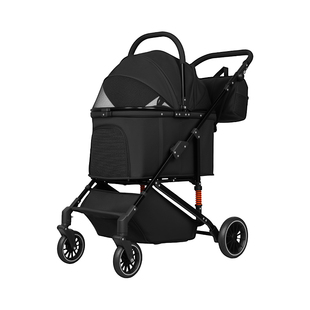 宠物推车大空间中小型狗犬猫咪户外遛狗猫分离式可折叠外出手推车