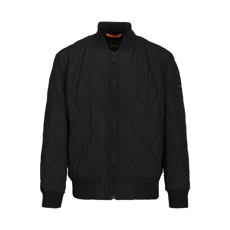 HugoBoss秋冬绗缝拉链保暖棉服