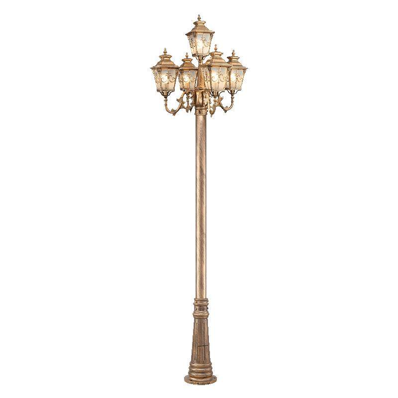 欧式景观路灯室外防水家用院子照明小区别墅庭院3米户外led高杆灯