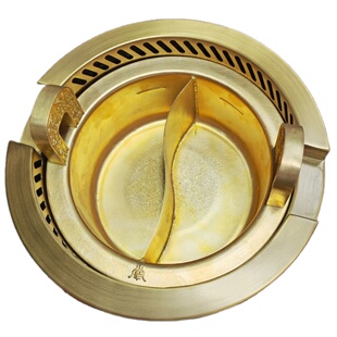 定制排风锅圈下沉尺寸加工无烟圈桌面改孔订做不锈钢加工排烟挂件